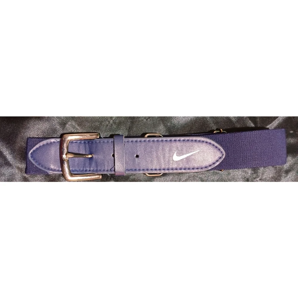 Blue stretchable Nike belt